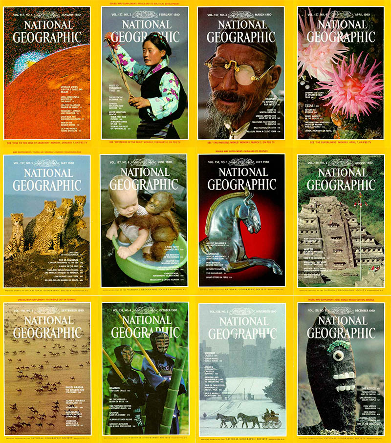 National Geographic USA – 1980 Full Year – Ebooks & Magazines