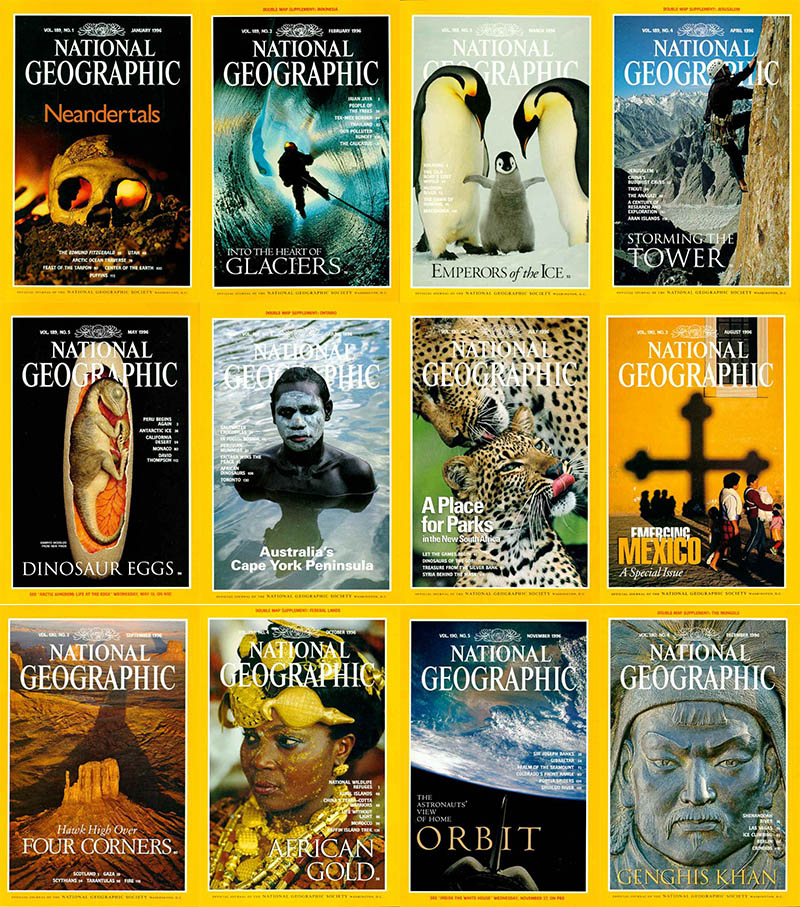 National Geographic USA – 1996 Full Year – Ebooks & Magazines